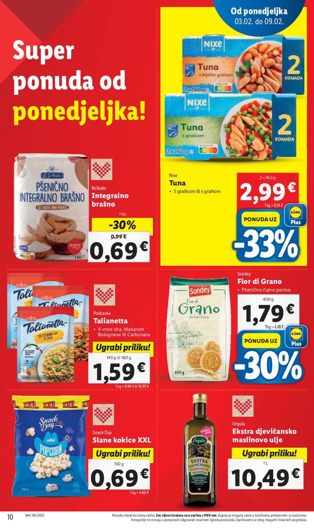 Lidl katalog Super ponuda od ponedjeljka 03.02.-09.02.2025.