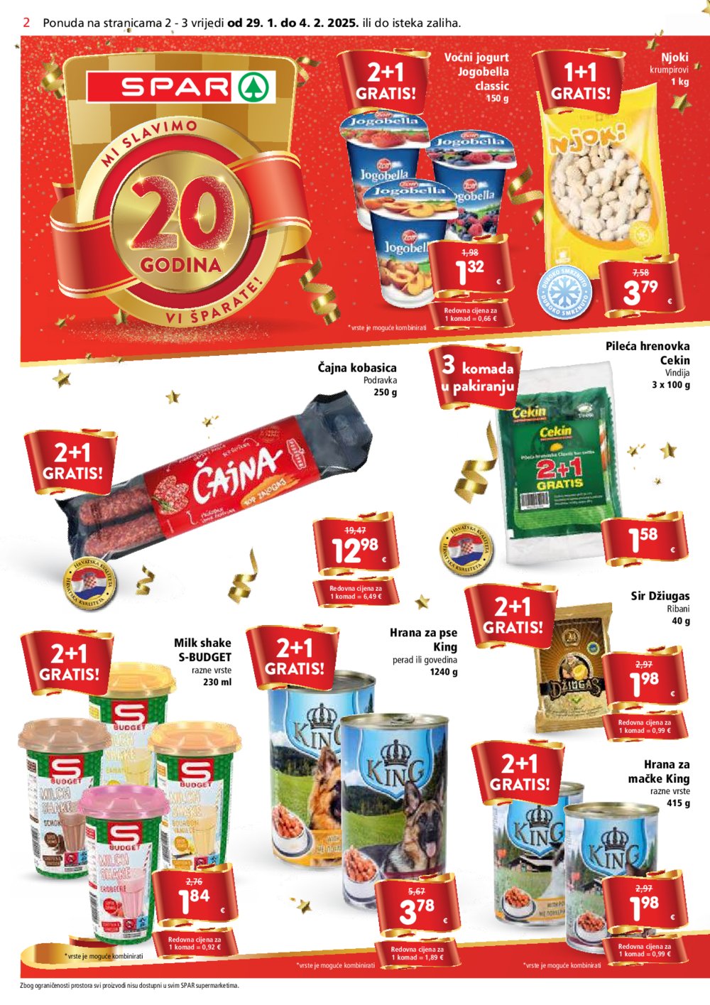 SPAR katalog Akcija 29.01.-04.02.2025.