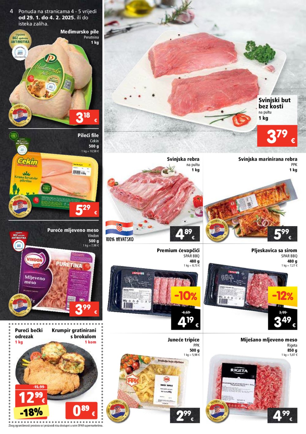 SPAR katalog Akcija 29.01.-04.02.2025.