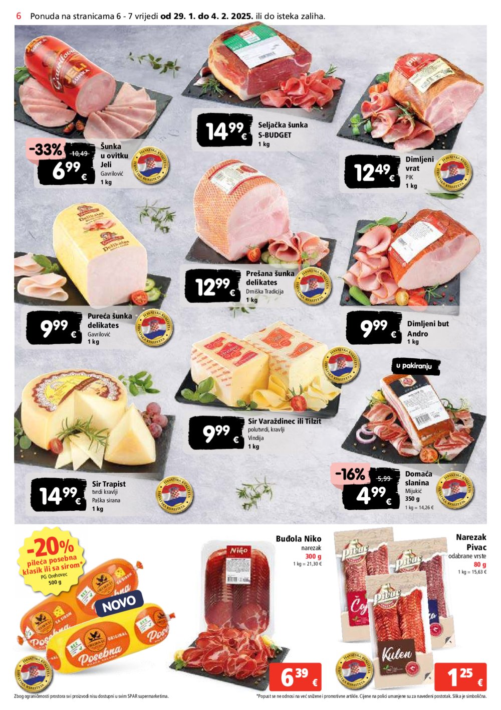 SPAR katalog Akcija 29.01.-04.02.2025.