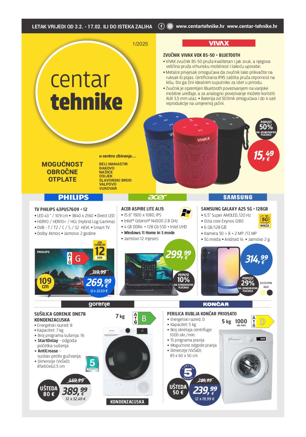 Centar tehnike katalog Akcija 03.02.-17.02.2025.