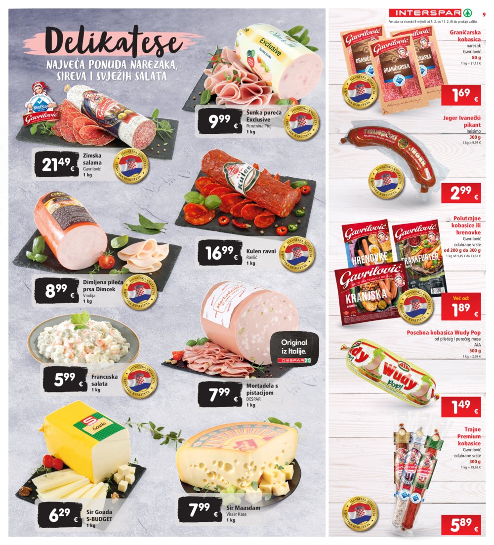 INTERSPAR katalog Akcija 05.02.-11.02.2025.