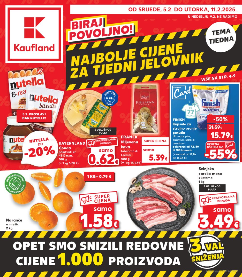 Kaufland katalog Akcija 05.02.-11.02.2025.. Odabrane poslovnice