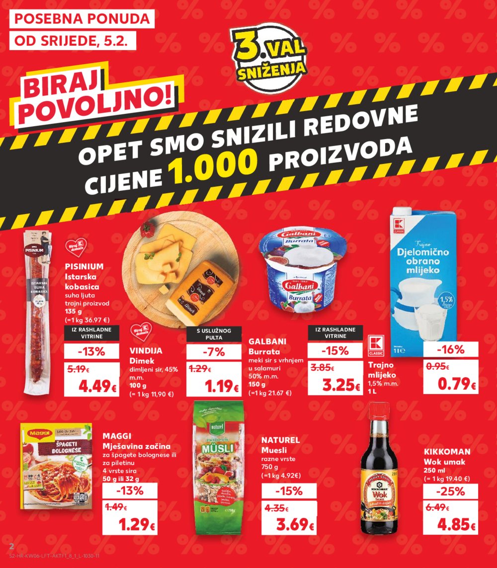 Kaufland katalog Akcija 05.02.-11.02.2025.. Odabrane poslovnice