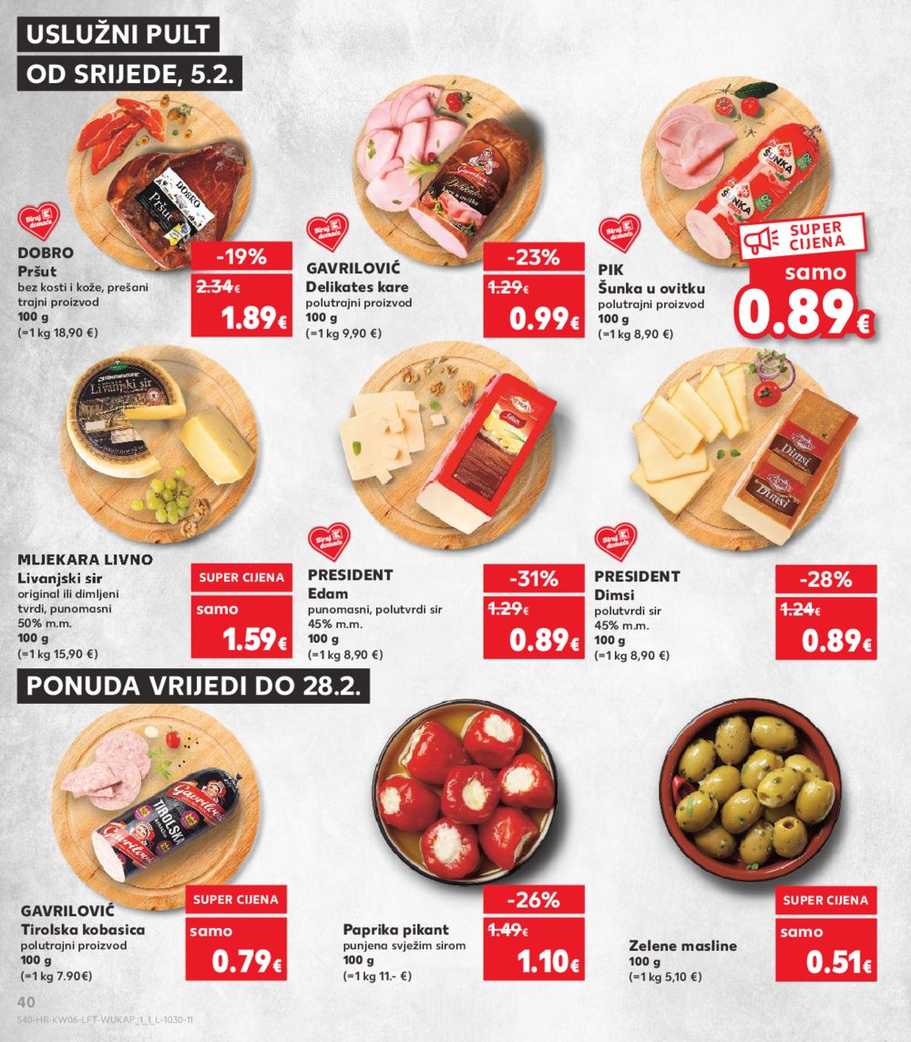 Kaufland katalog Akcija 05.02.-11.02.2025.. Odabrane poslovnice