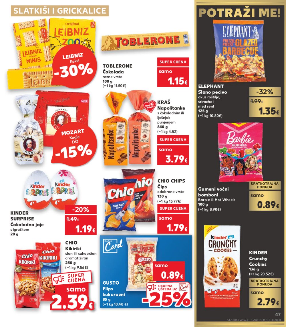 Kaufland katalog Akcija 05.02.-11.02.2025.. Odabrane poslovnice