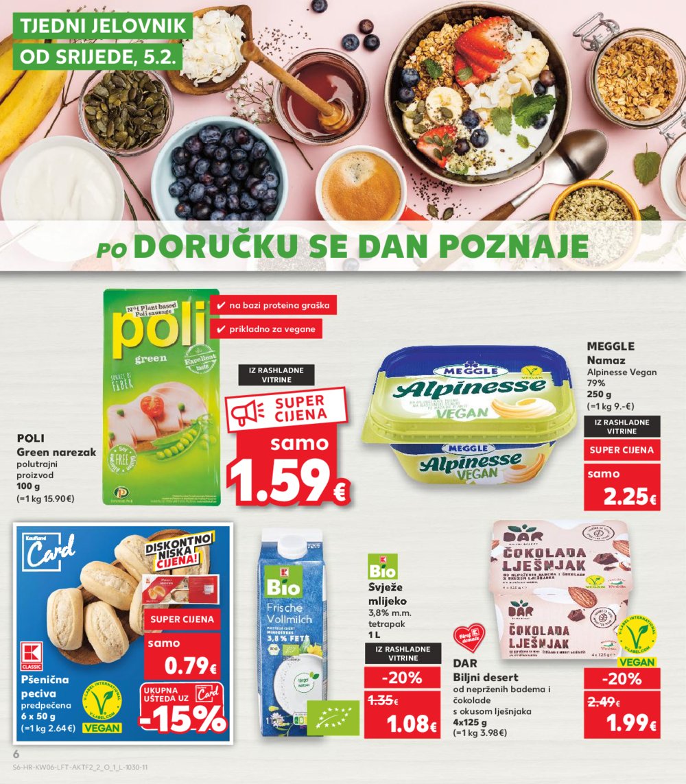 Kaufland katalog Akcija 05.02.-11.02.2025.. Odabrane poslovnice