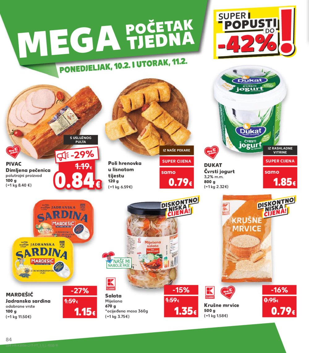 Kaufland katalog Akcija 05.02.-11.02.2025.. Odabrane poslovnice