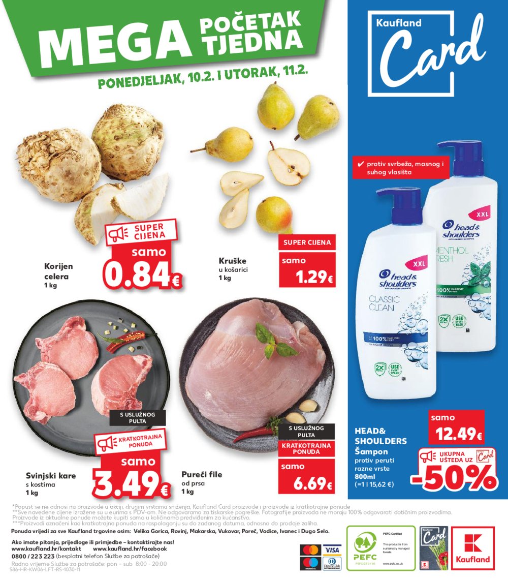 Kaufland katalog Akcija 05.02.-11.02.2025.. Odabrane poslovnice