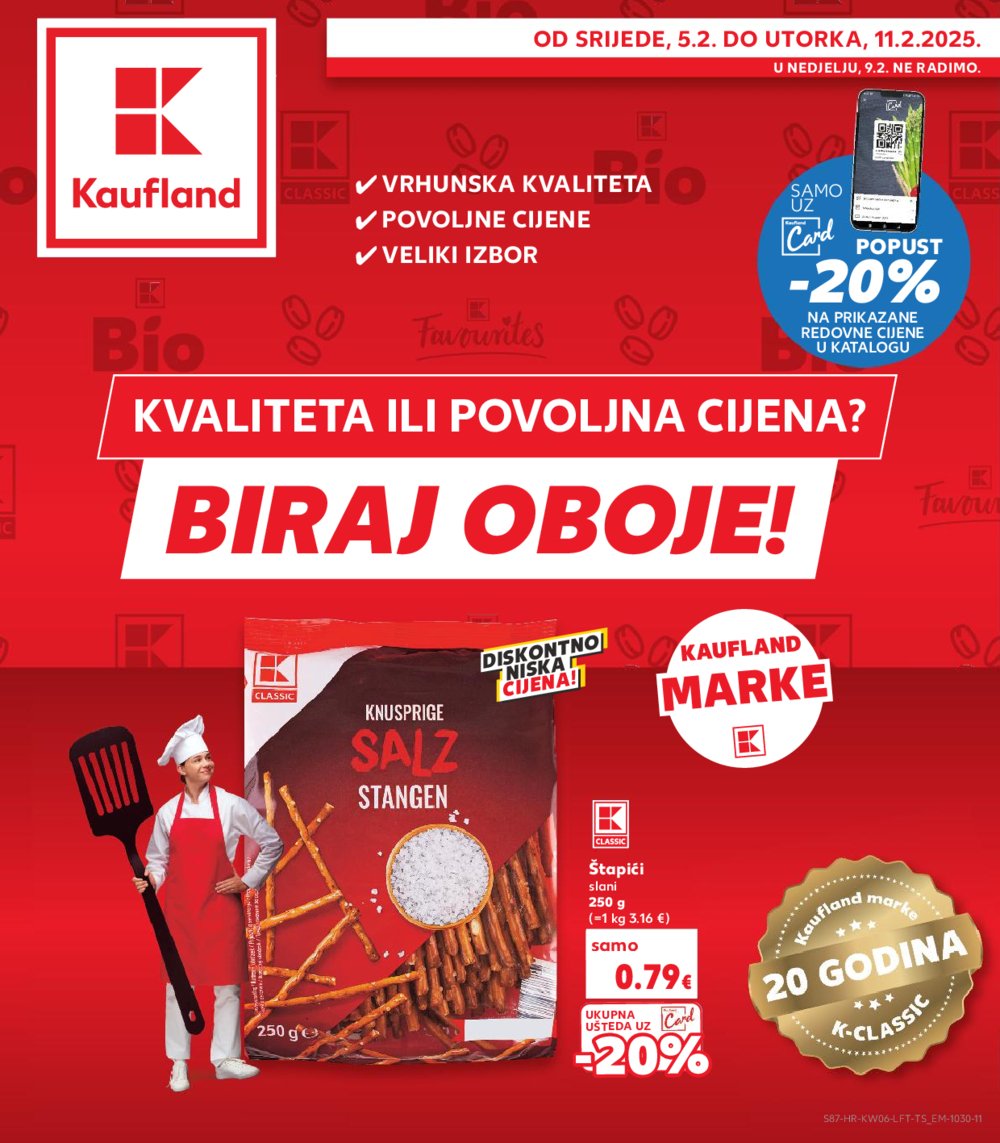 Kaufland katalog Akcija 05.02.-11.02.2025.. Odabrane poslovnice