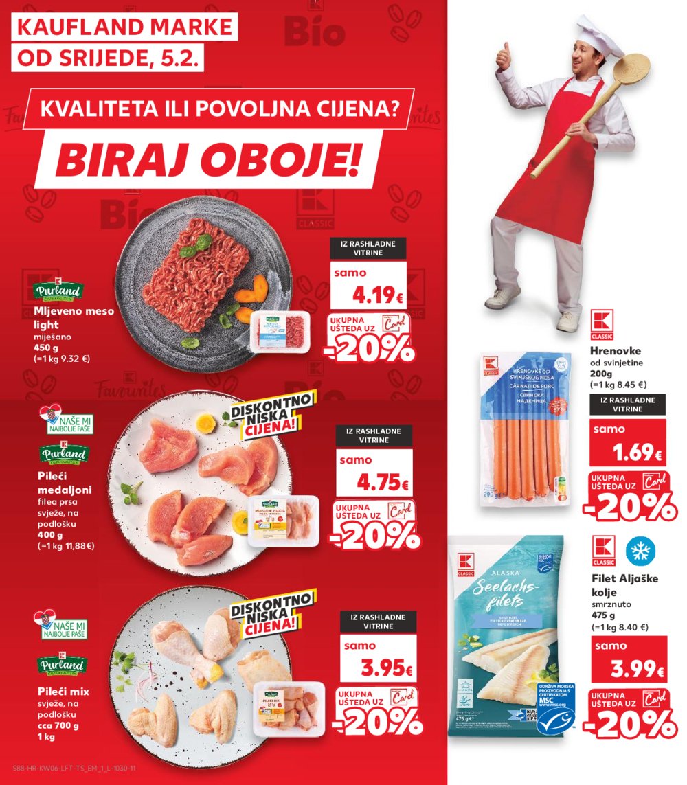 Kaufland katalog Akcija 05.02.-11.02.2025.. Odabrane poslovnice