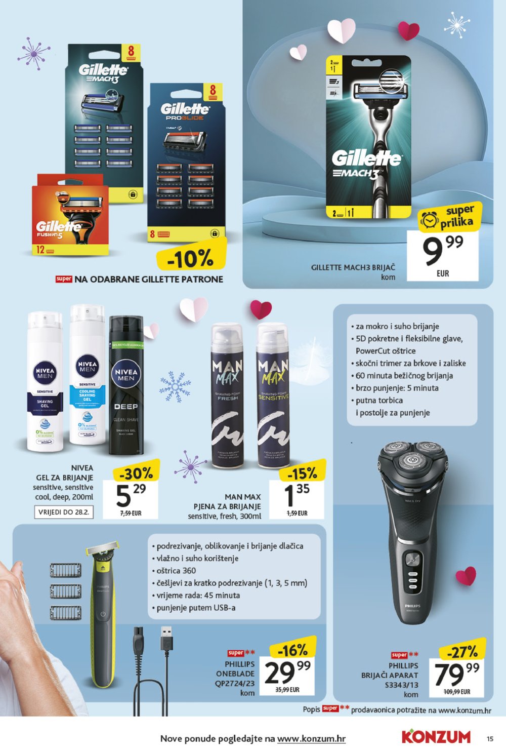 Konzum katalog ljepota i njega 03.02.-16.02.2025.