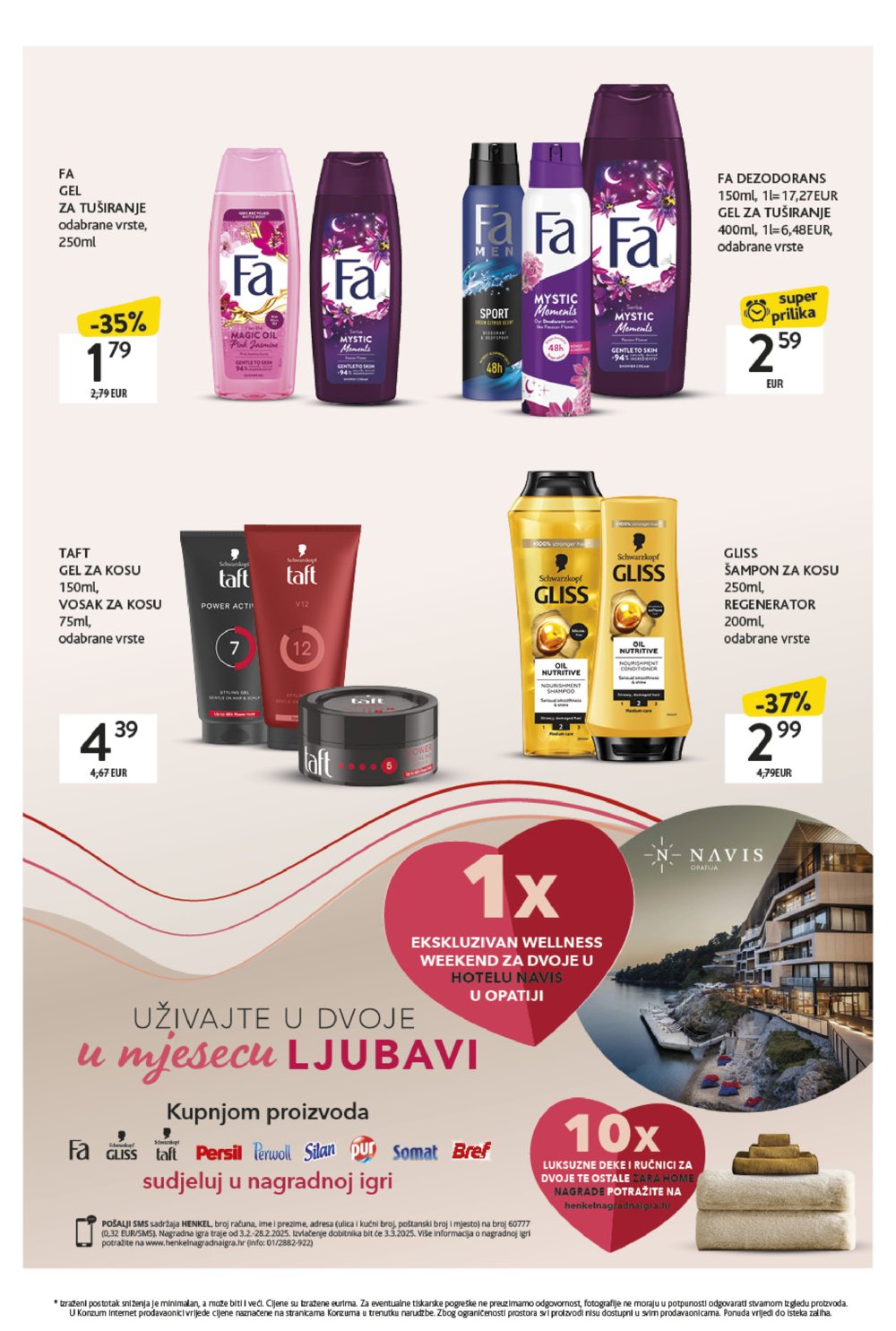 Konzum katalog ljepota i njega 03.02.-16.02.2025.