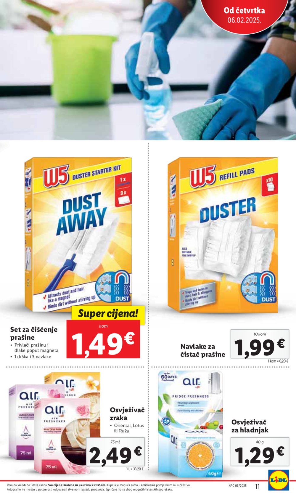 Lidl katalog Super ponuda od četvrtka 06.02.-09.02.2025.