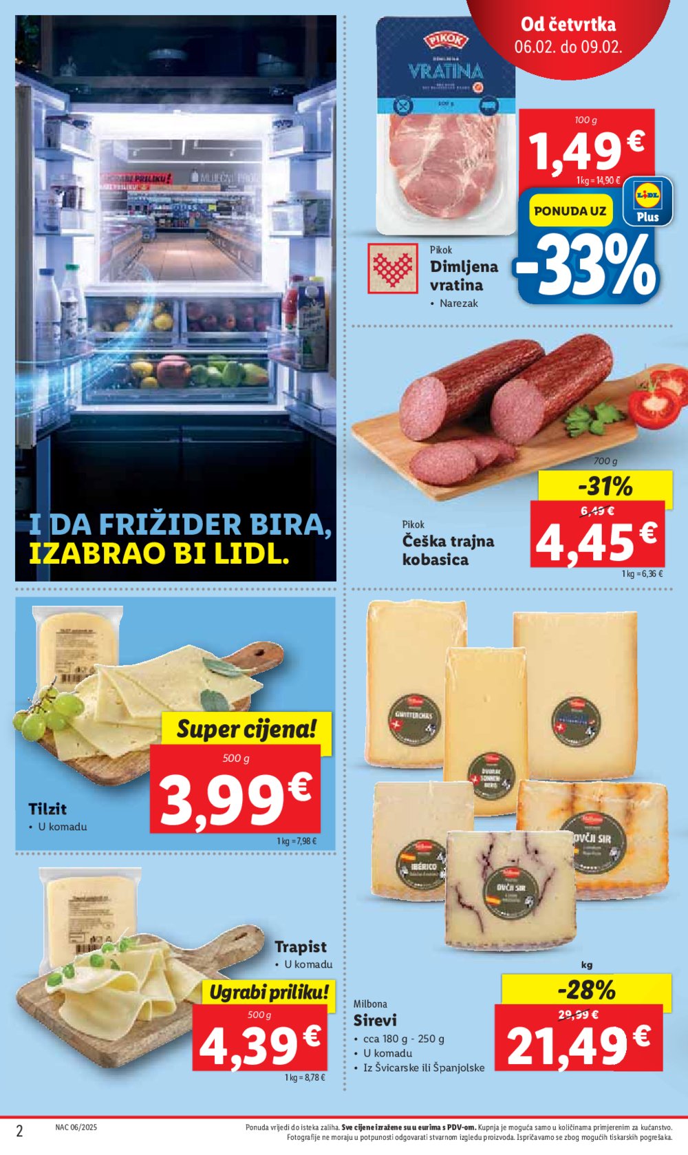 Lidl katalog Super ponuda od četvrtka 06.02.-09.02.2025.