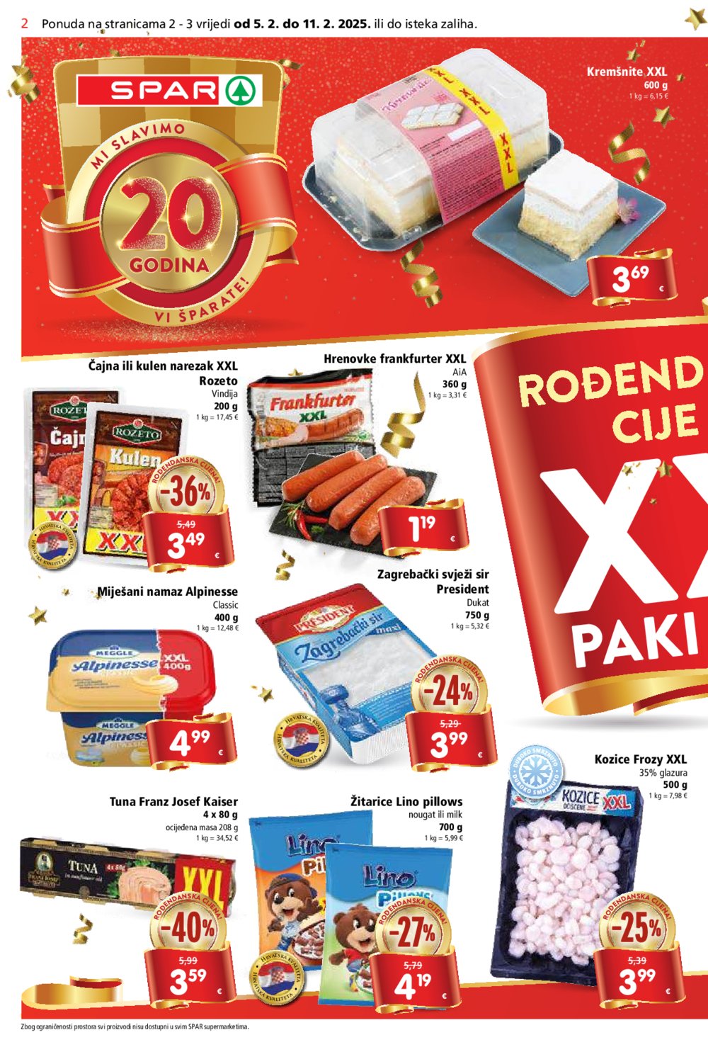 SPAR katalog Akcija 05.02.-11.02.2025.