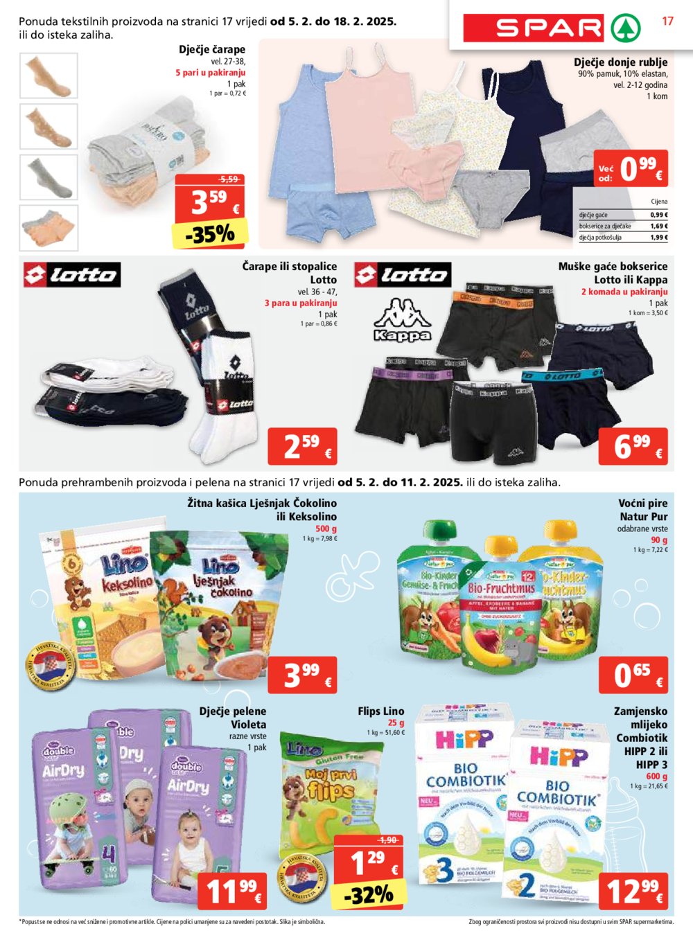 SPAR katalog Akcija 05.02.-11.02.2025.