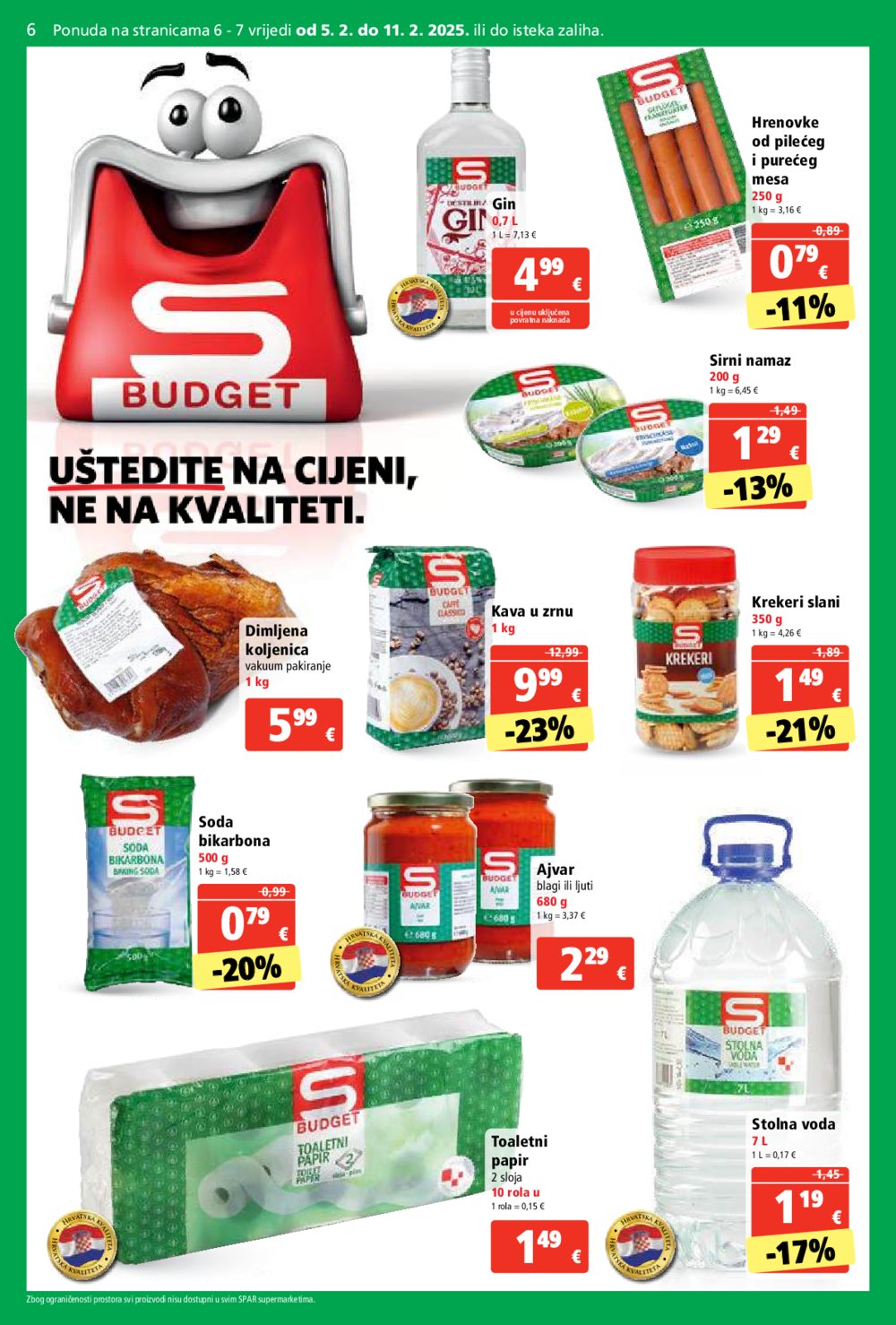 SPAR katalog Akcija 05.02.-11.02.2025.