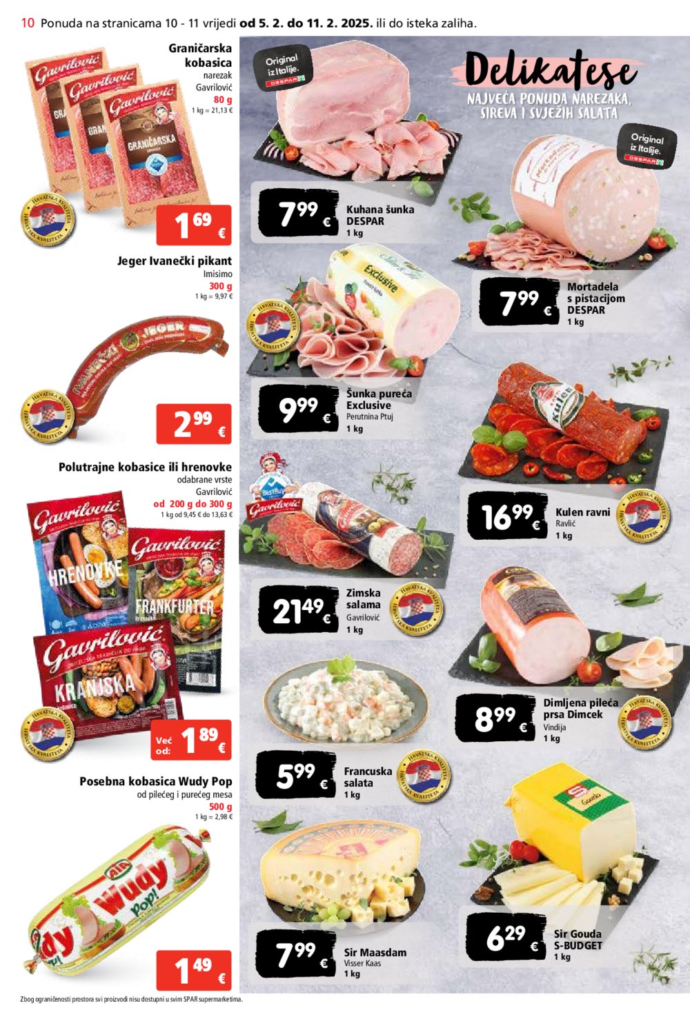 SPAR katalog Akcija 05.02.-11.02.2025.