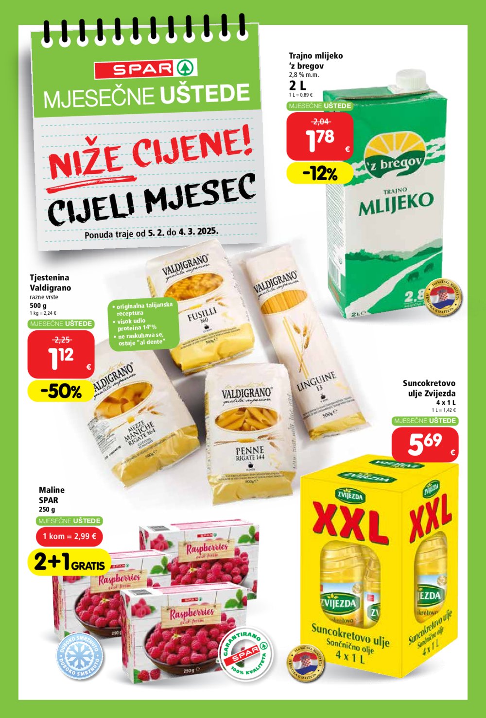 SPAR letak Uštede 05.02.-04.03.2025.