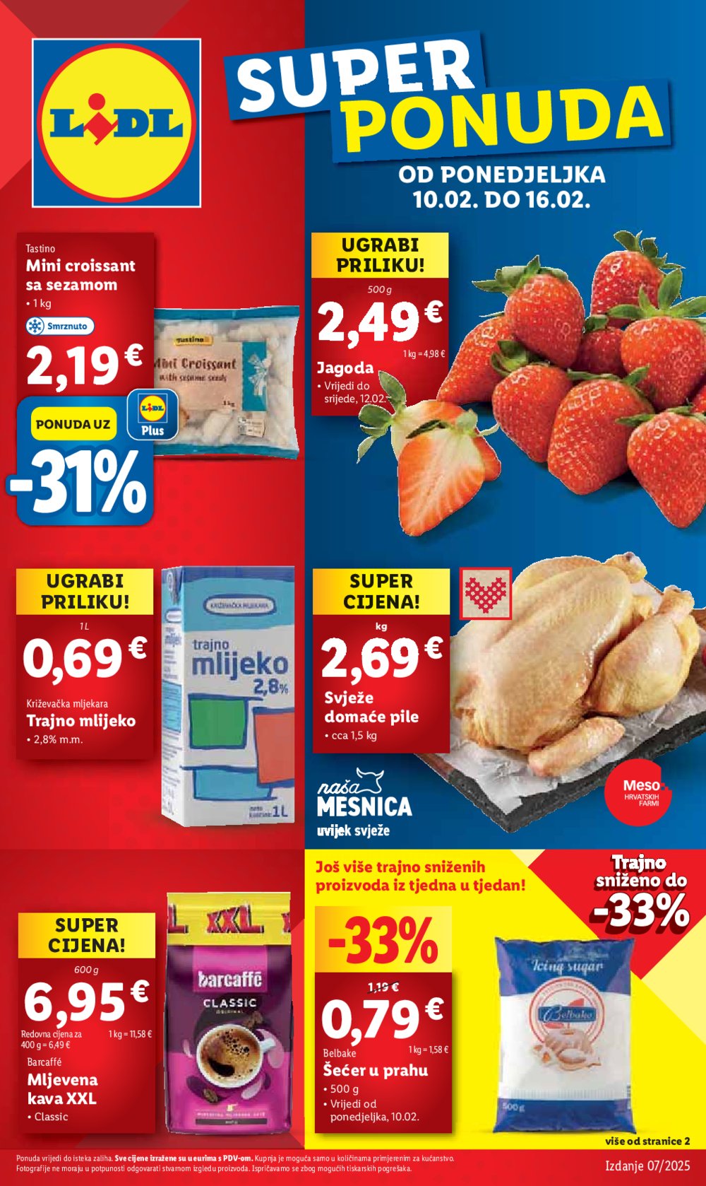 Lidl katalog Super ponuda od ponedjeljka 10.02.-16.02.2025.