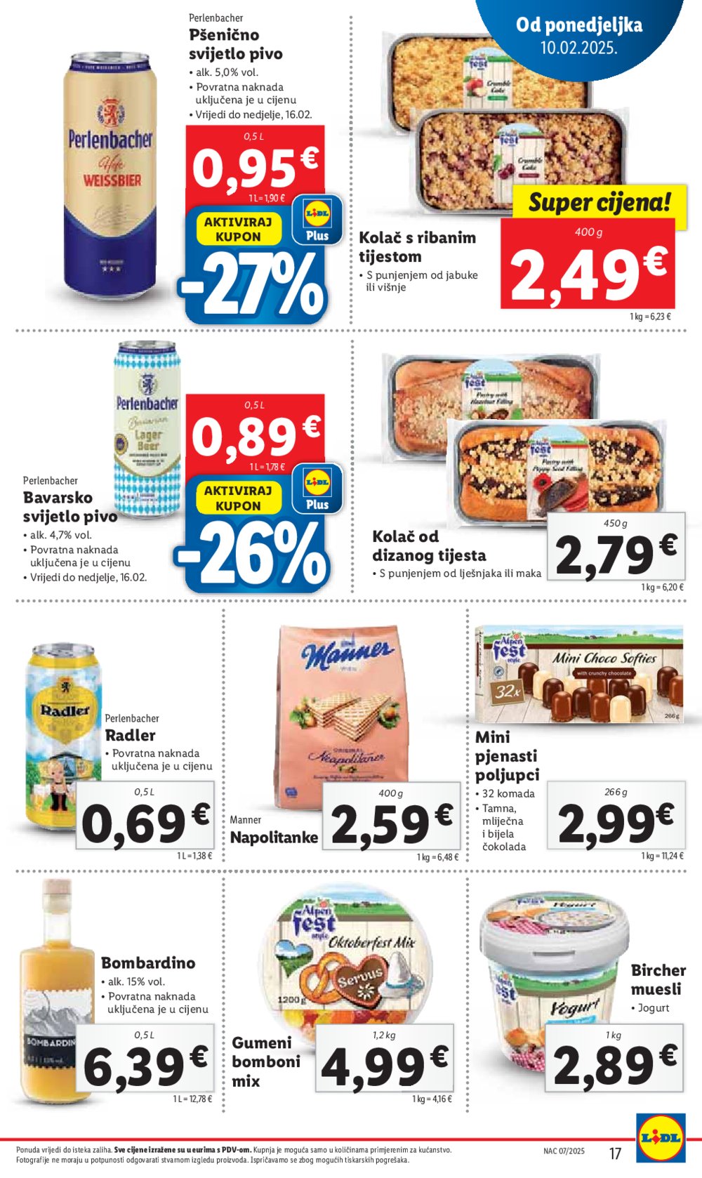 Lidl katalog Super ponuda od ponedjeljka 10.02.-16.02.2025.