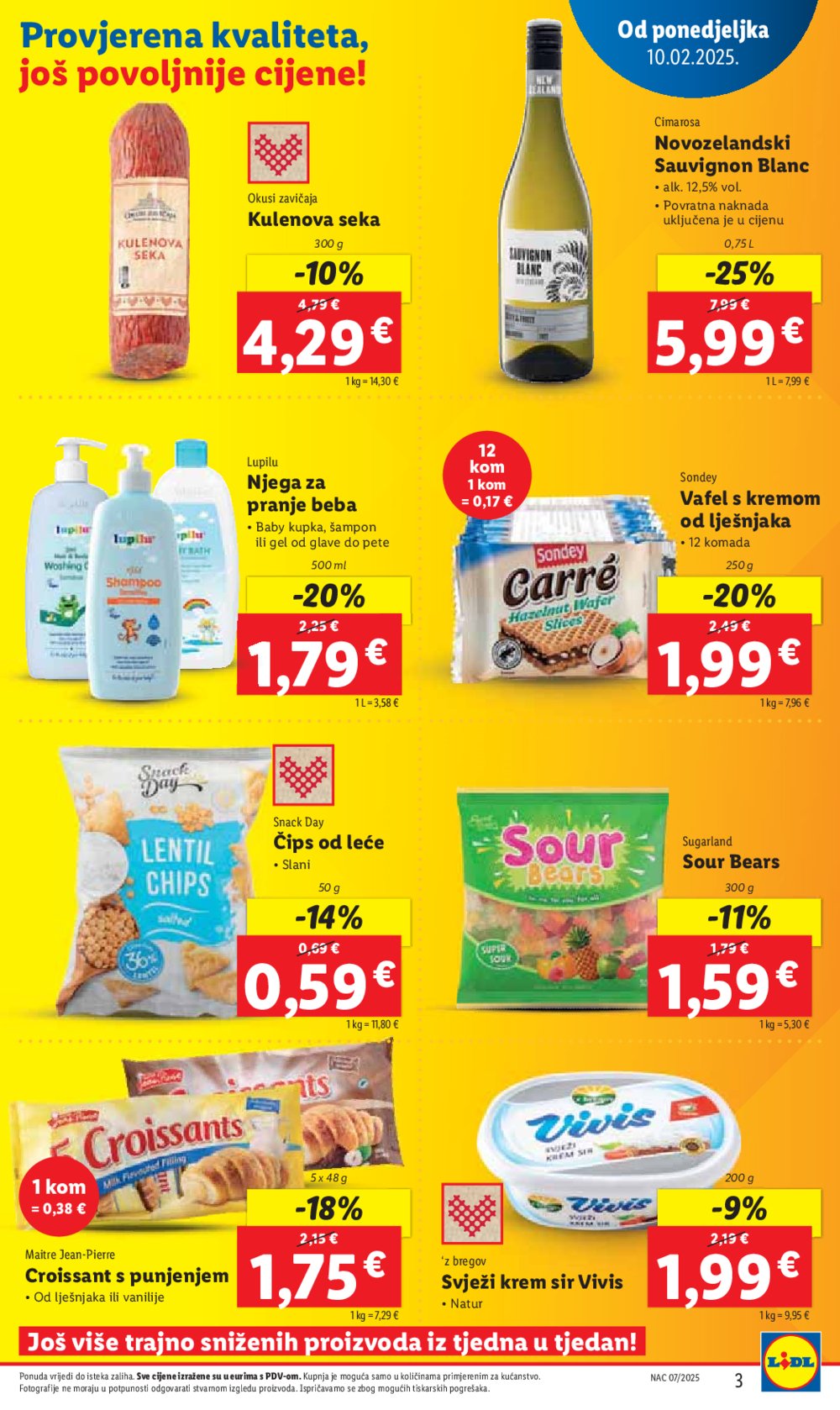 Lidl katalog Super ponuda od ponedjeljka 10.02.-16.02.2025.