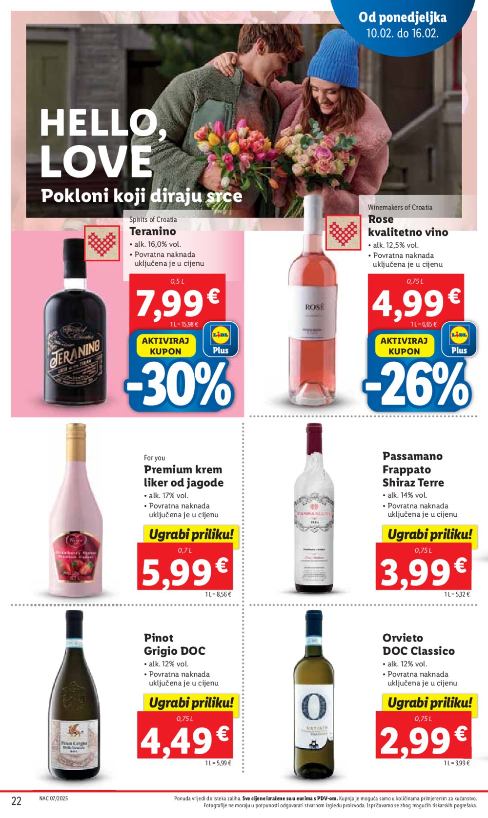 Lidl katalog Super ponuda od ponedjeljka 10.02.-16.02.2025.