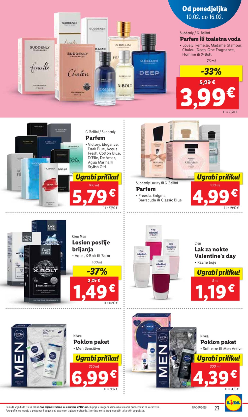 Lidl katalog Super ponuda od ponedjeljka 10.02.-16.02.2025.