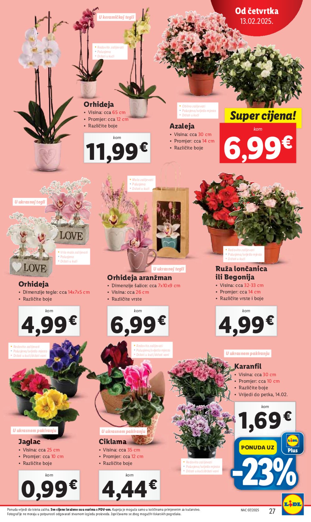 Lidl katalog Super ponuda od ponedjeljka 10.02.-16.02.2025.