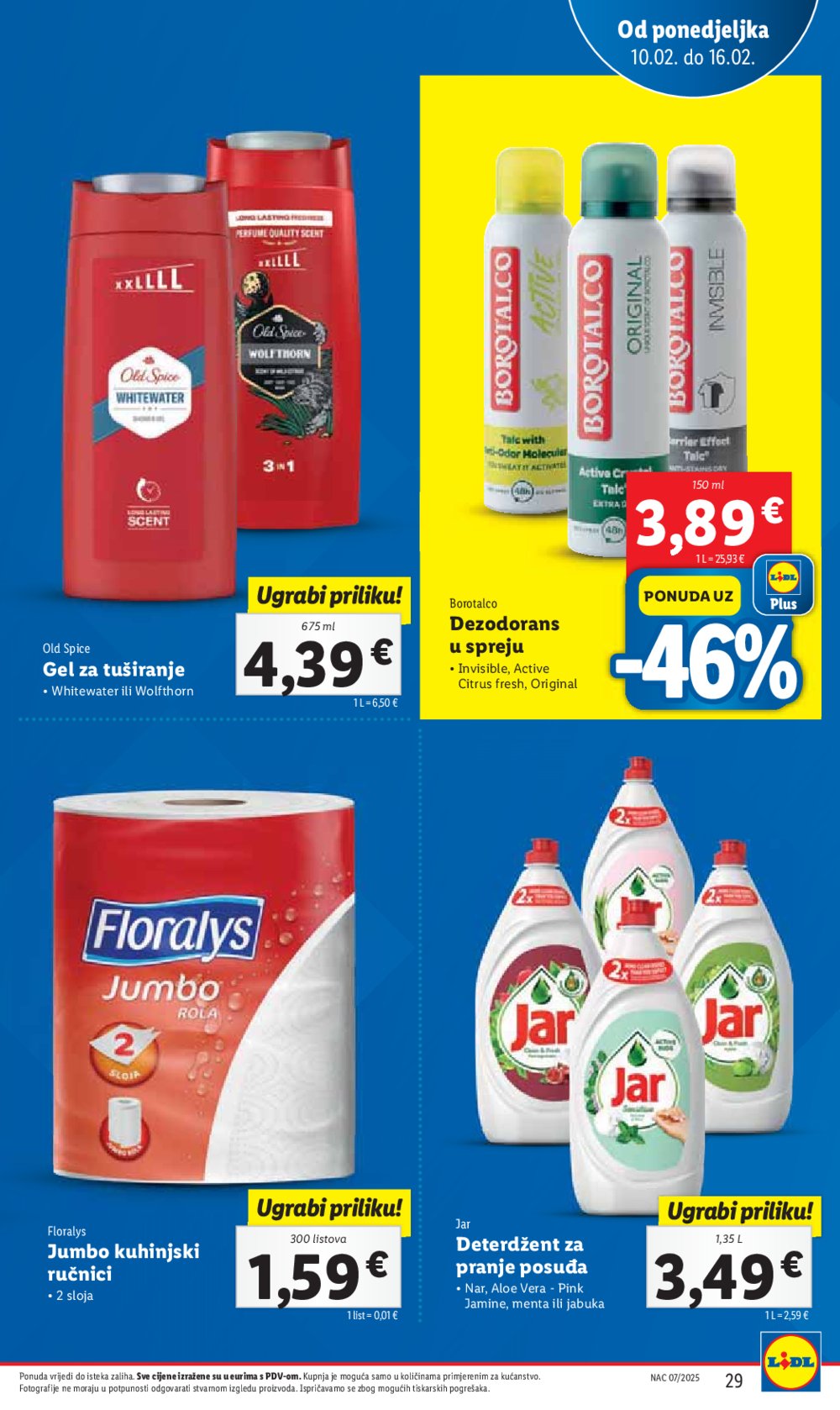 Lidl katalog Super ponuda od ponedjeljka 10.02.-16.02.2025.