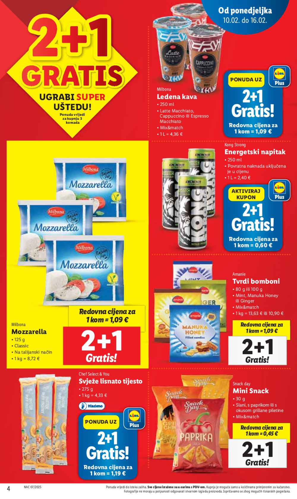 Lidl katalog Super ponuda od ponedjeljka 10.02.-16.02.2025.