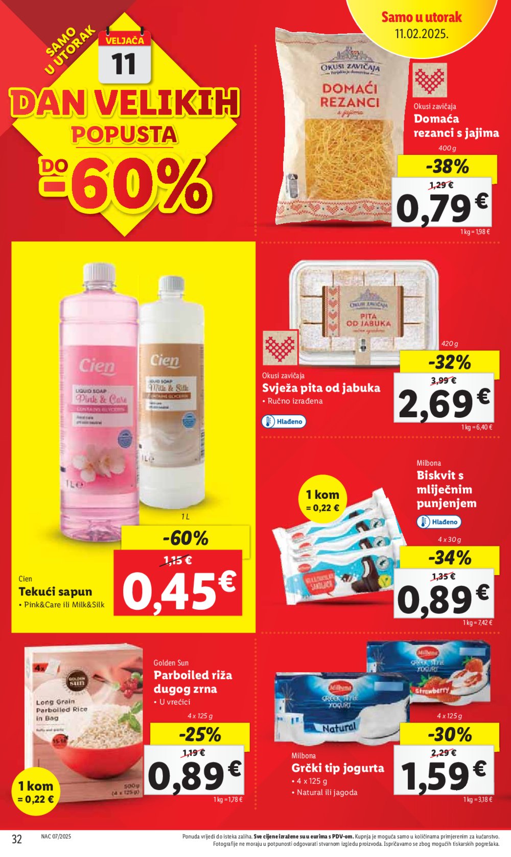 Lidl katalog Super ponuda od ponedjeljka 10.02.-16.02.2025.