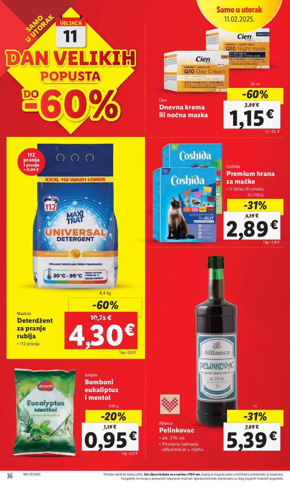 Lidl katalog Super ponuda od ponedjeljka 10.02.-16.02.2025.