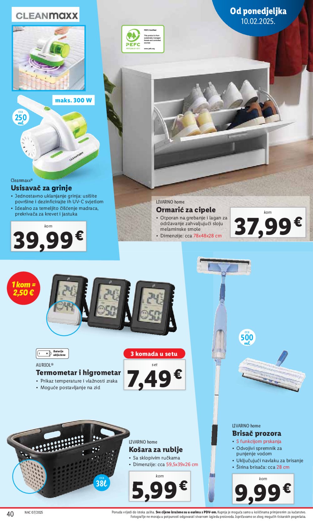 Lidl katalog Super ponuda od ponedjeljka 10.02.-16.02.2025.