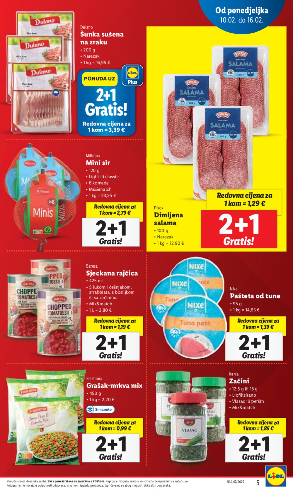 Lidl katalog Super ponuda od ponedjeljka 10.02.-16.02.2025.