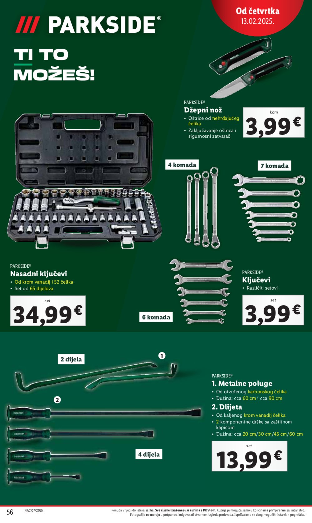 Lidl katalog Super ponuda od ponedjeljka 10.02.-16.02.2025.