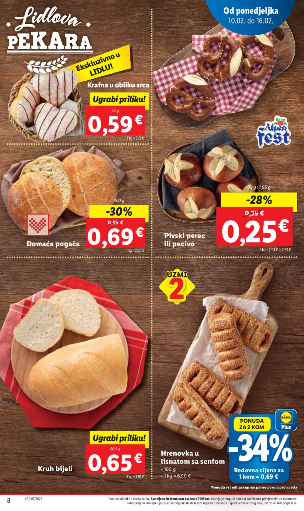 Lidl katalog Super ponuda od ponedjeljka 10.02.-16.02.2025.