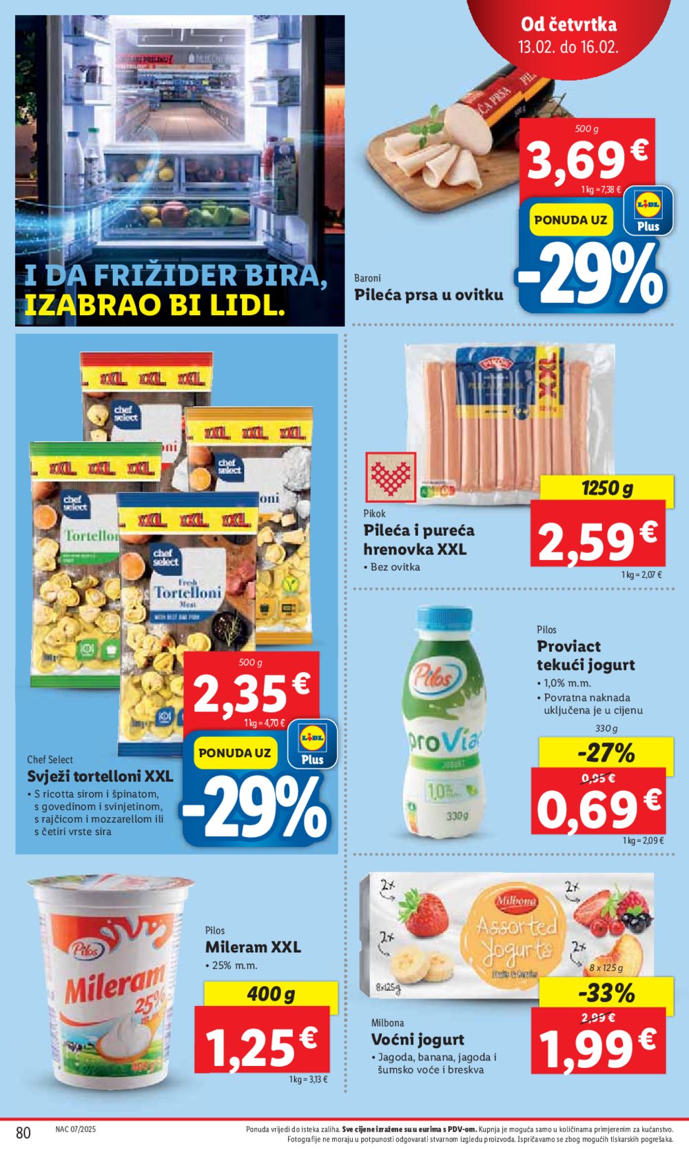 Lidl katalog Super ponuda od ponedjeljka 10.02.-16.02.2025.