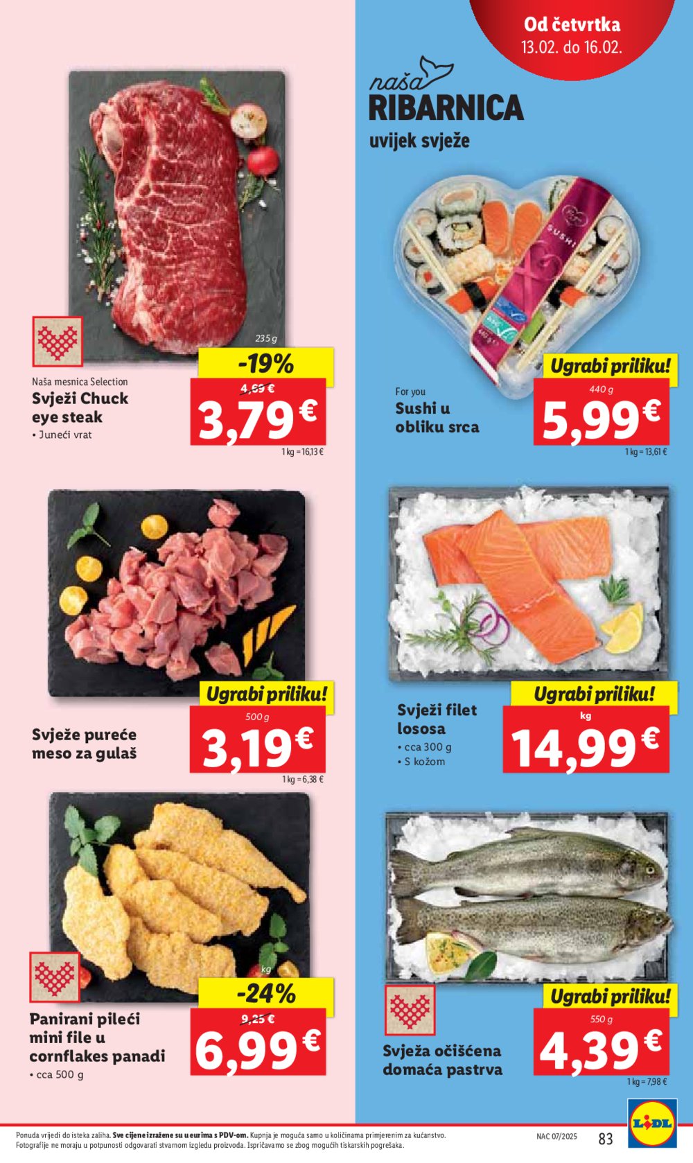 Lidl katalog Super ponuda od ponedjeljka 10.02.-16.02.2025.