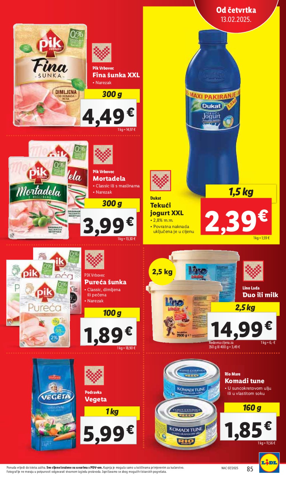 Lidl katalog Super ponuda od ponedjeljka 10.02.-16.02.2025.