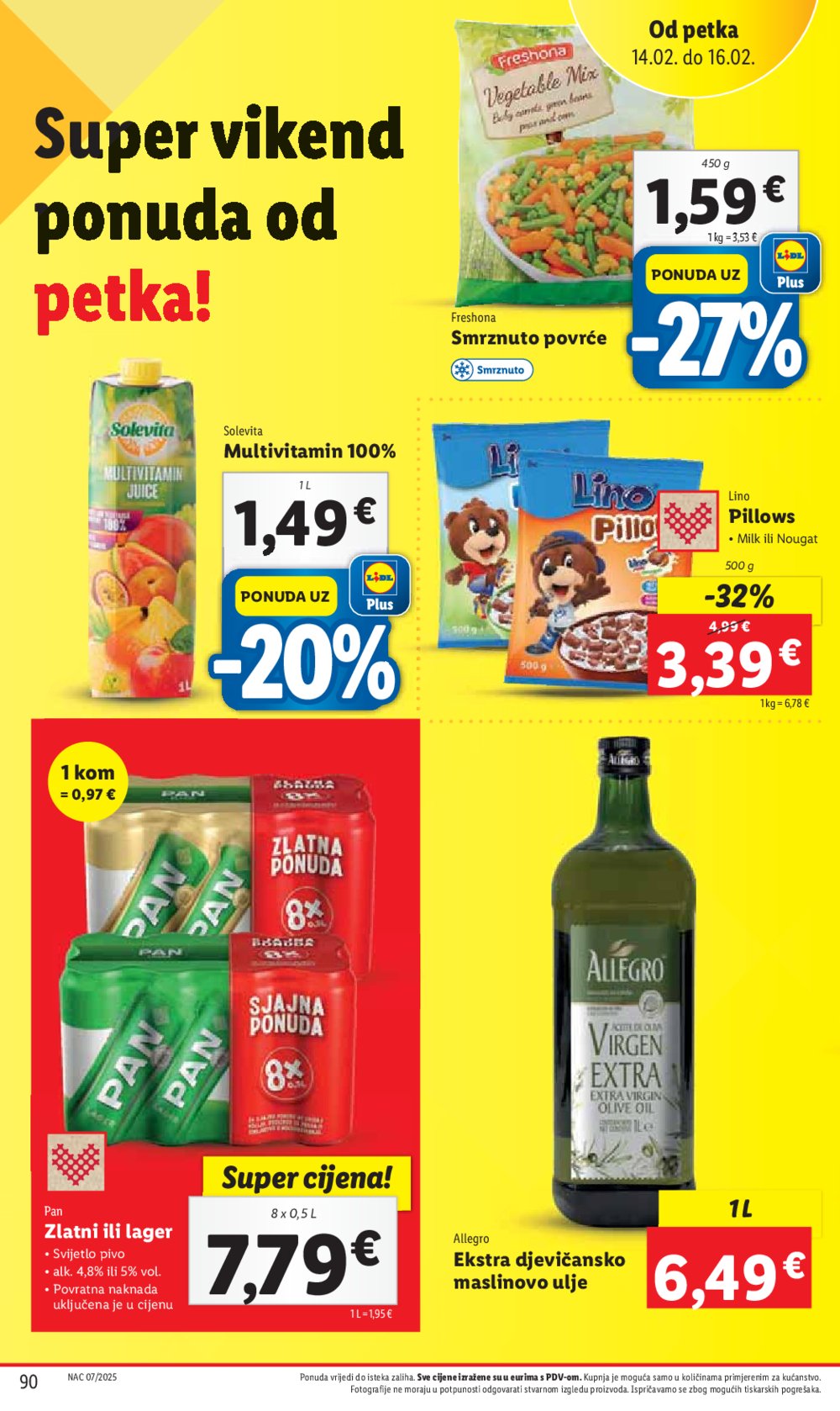 Lidl katalog Super ponuda od ponedjeljka 10.02.-16.02.2025.