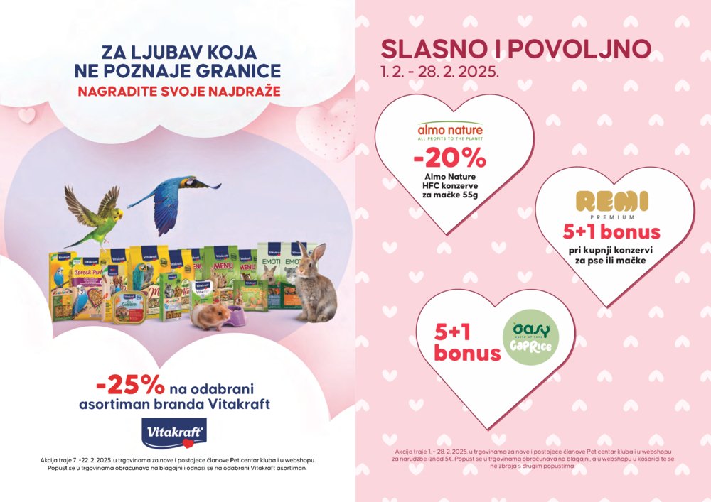 Pet Centar katalog Veljača 03.02.-16.02.2025.