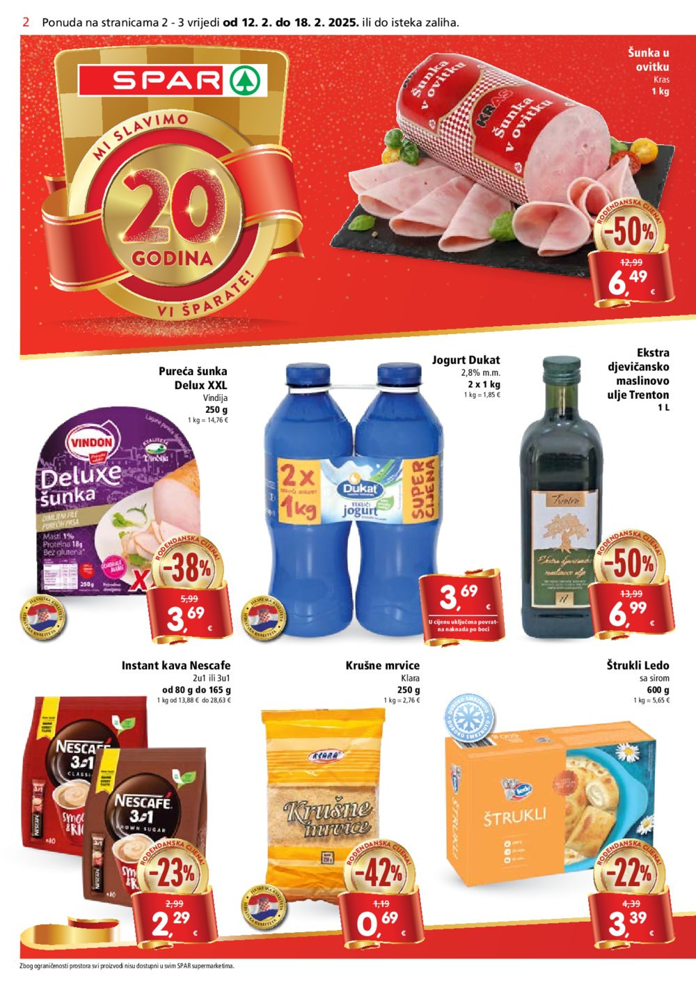 SPAR katalog Akcija 12.02.-18.02.2025.