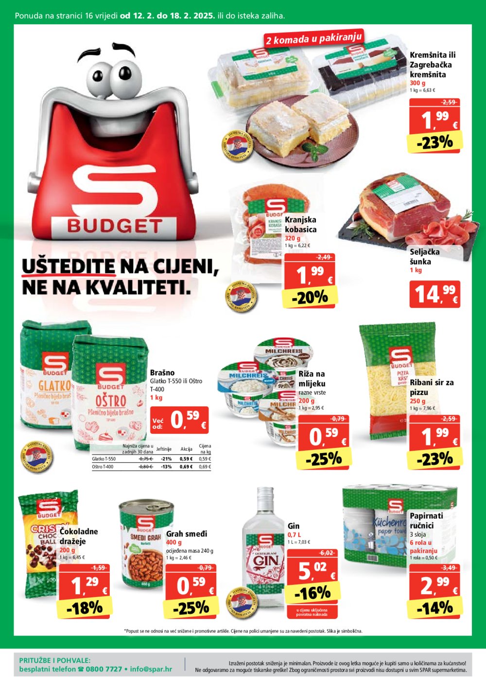 SPAR katalog Akcija 12.02.-18.02.2025.