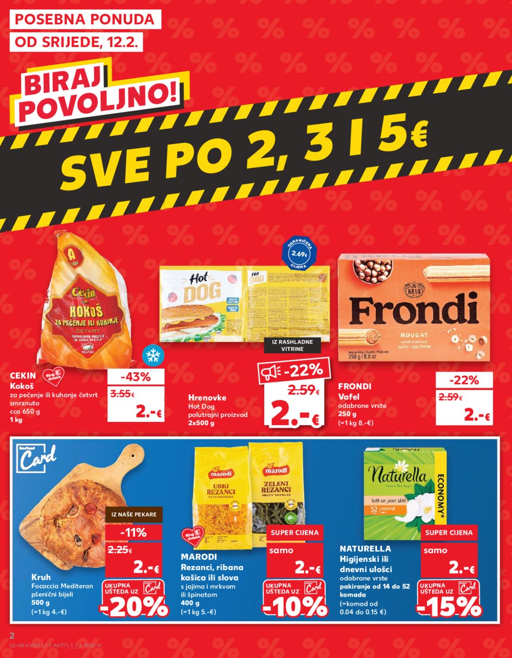 Kaufland katalog Akcija 12.02.-18.02.2025. Odabrane poslovnice