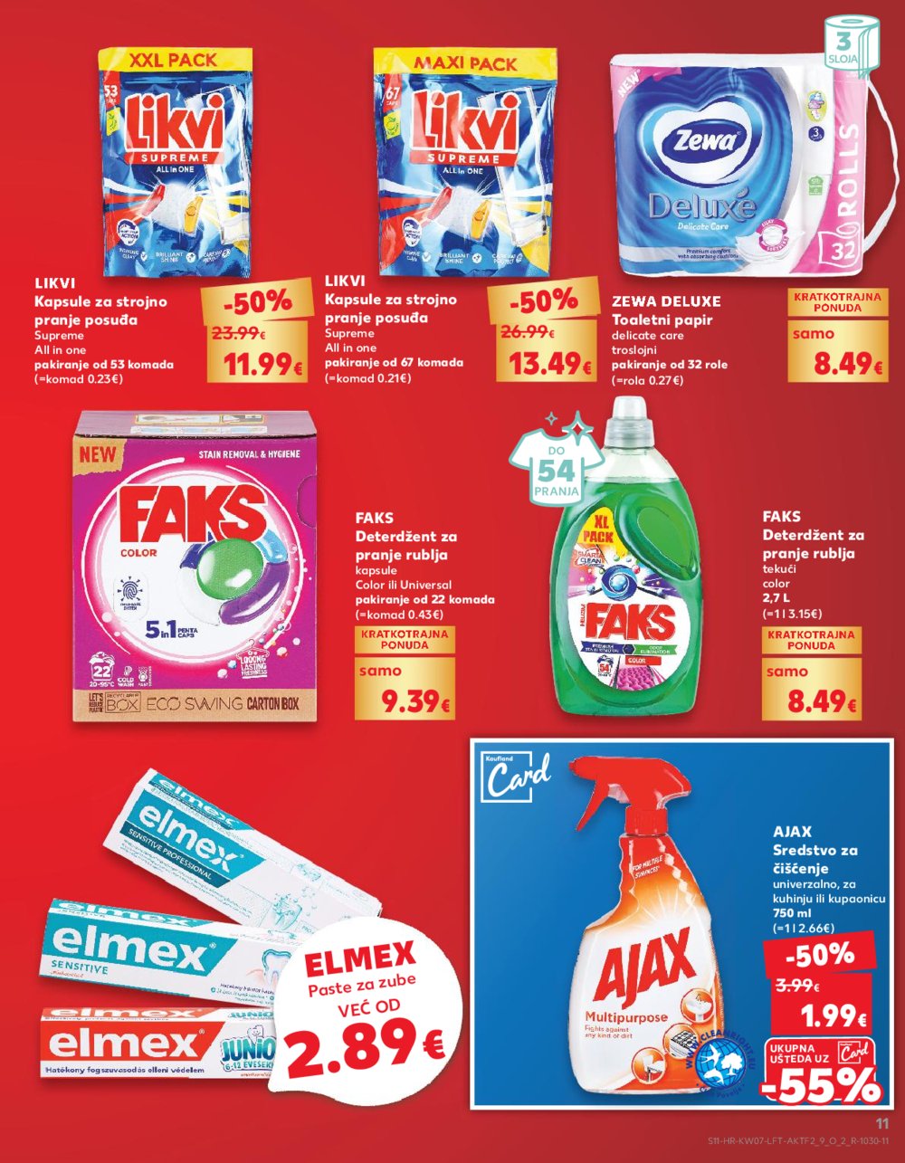 Kaufland katalog Akcija 12.02.-18.02.2025. Odabrane poslovnice