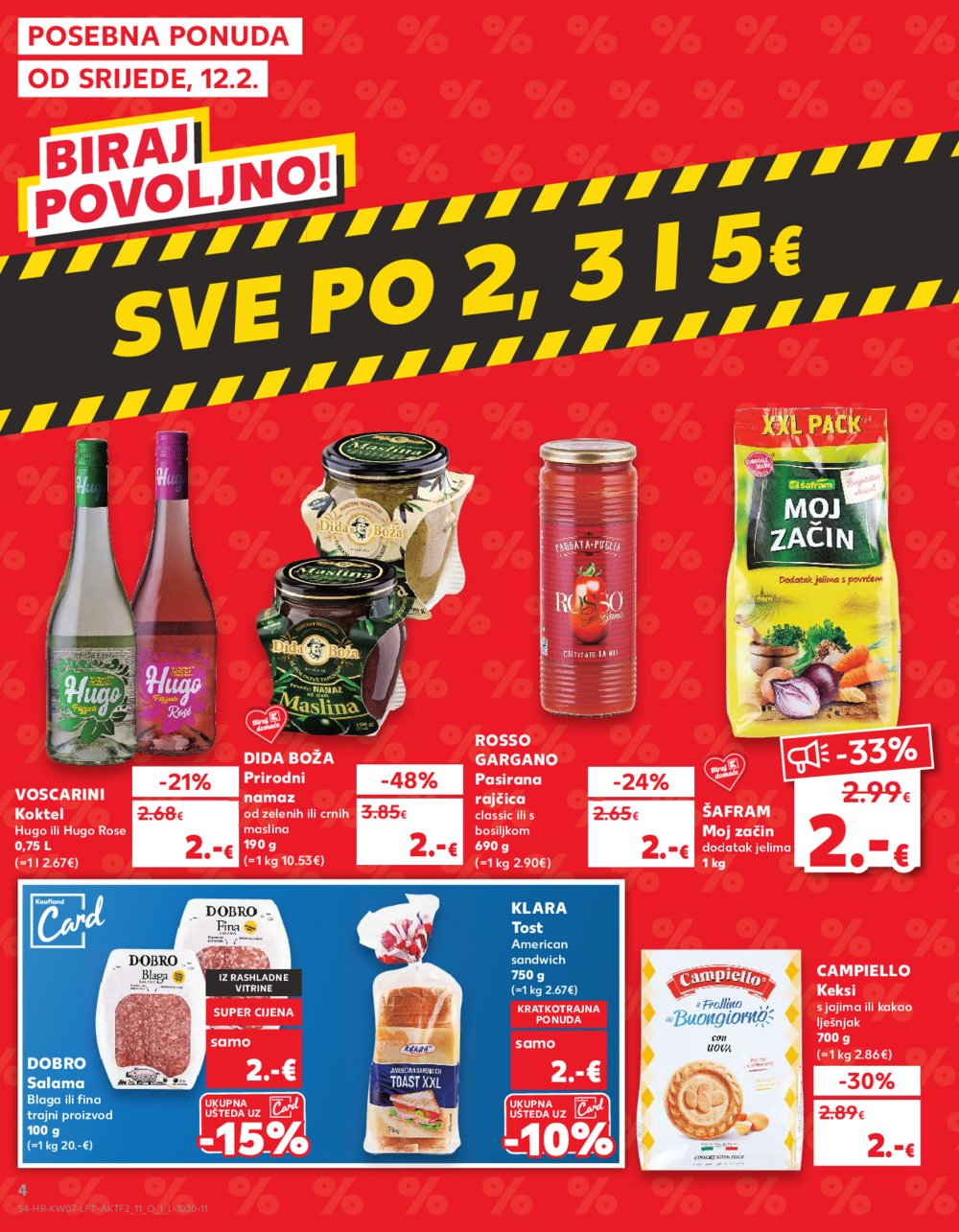 Kaufland katalog Akcija 12.02.-18.02.2025. Odabrane poslovnice