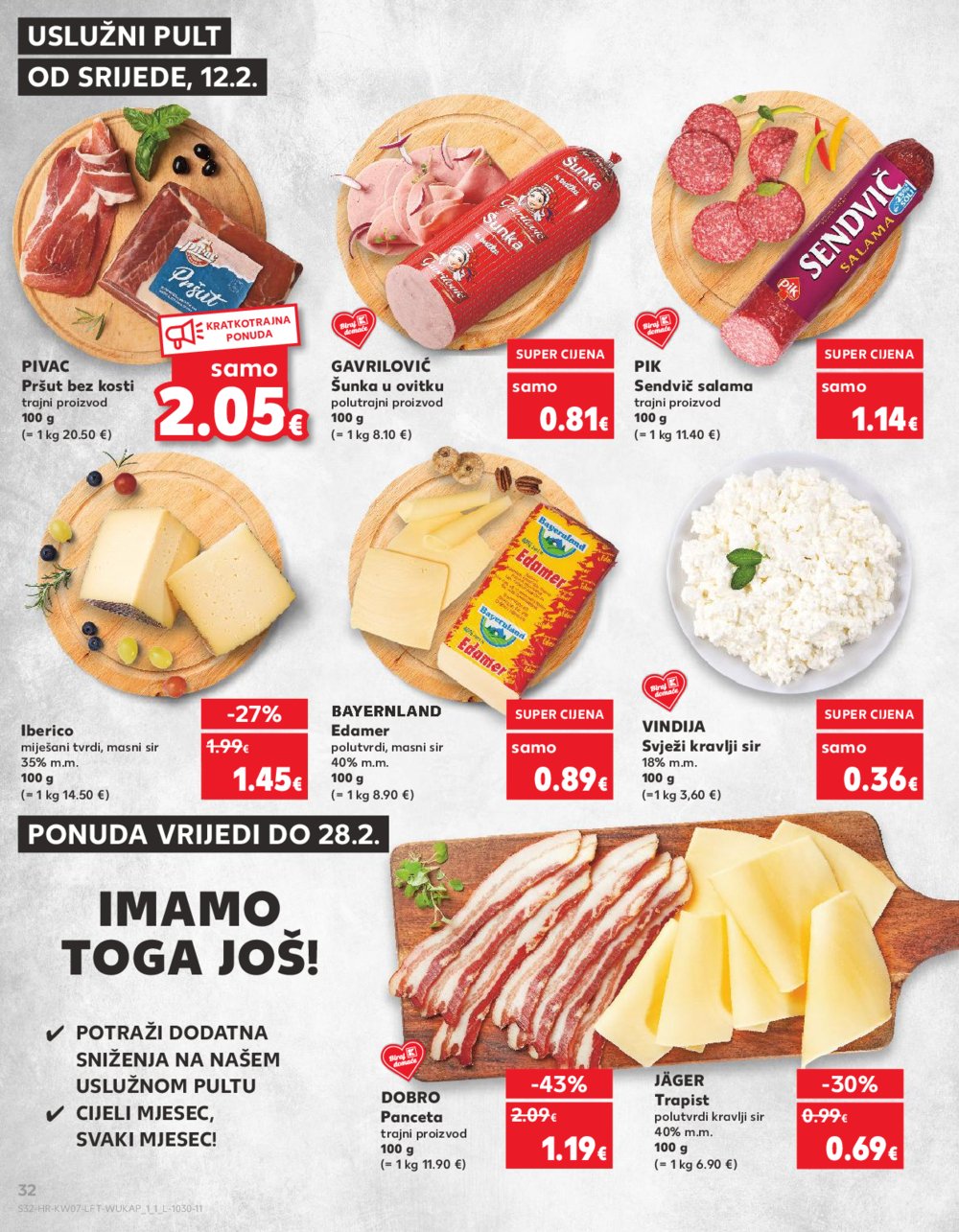 Kaufland katalog Akcija 12.02.-18.02.2025. Odabrane poslovnice