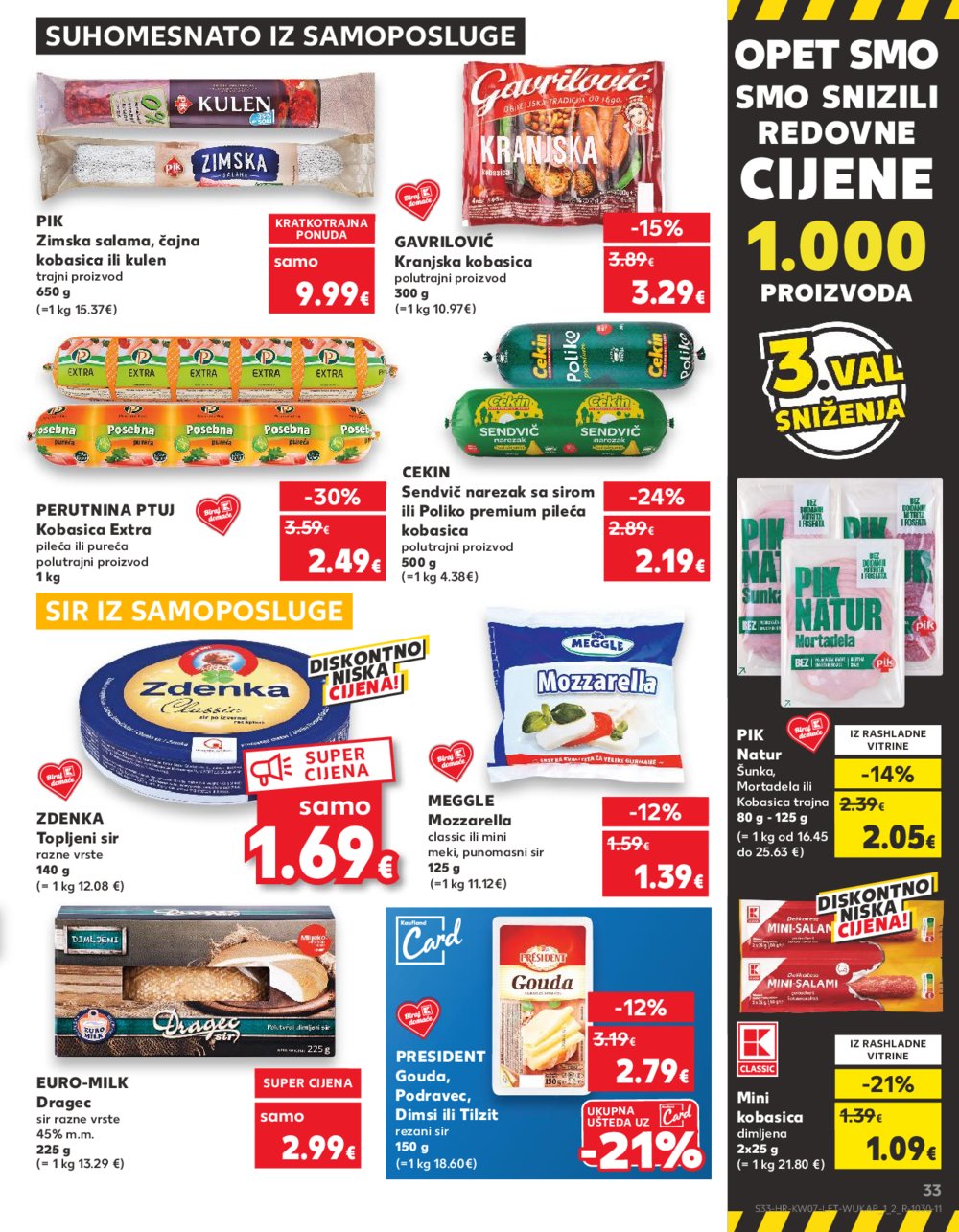 Kaufland katalog Akcija 12.02.-18.02.2025. Odabrane poslovnice